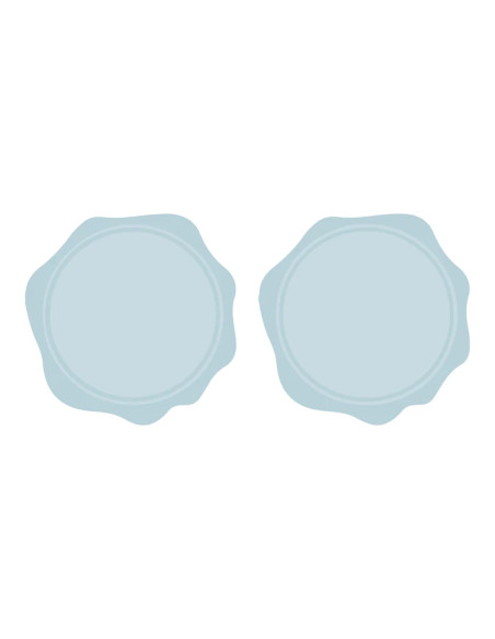 Bote de perlas de lacre Celeste Pastel de Mintopía