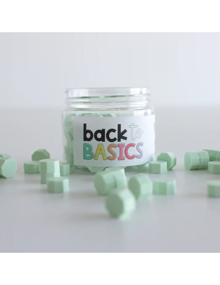 Bote de perlas de lacre Verde Suculento de Mintopía