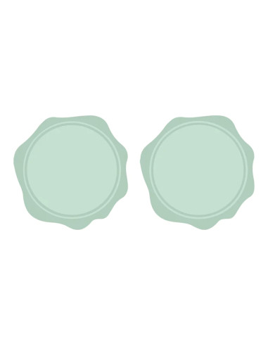 Bote de perlas de lacre Verde Suculento de...