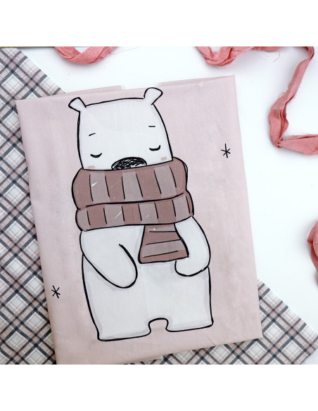 Panel de tela ¡Qué frío!, Aridad de Alúa Cid