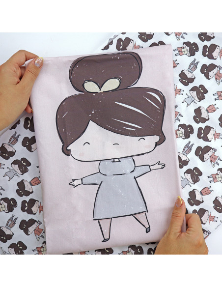 Panel de tela Holi, Aridad de Alúa Cid