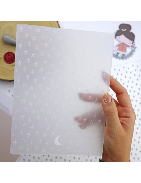 Carpeta de emboss estrellas Ari, Aridad de Alúa Cid