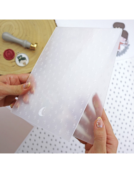 Carpeta de emboss estrellas Ari, Aridad de Alúa Cid