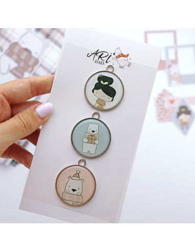 Charms metálicos Aridad de Alúa Cid