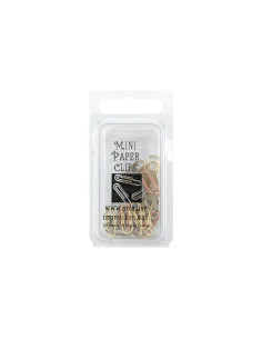 Set de 25 miniclips metálicos 2
