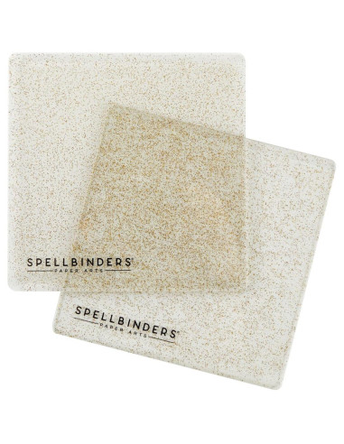 Placas de corte 6 Spellbinders con purpurina