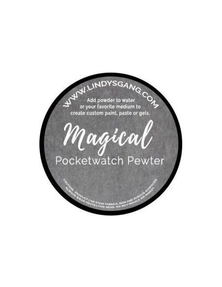 Polvo mágico Pocketwatch Pewter Lindy's