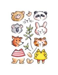 Sello FransFormer Furry friends de Stampendous