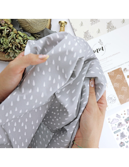 Tela Día de lluvia, de Mamen Montero