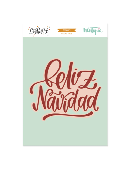 Troquel Feliz Navidad de Mintopía
