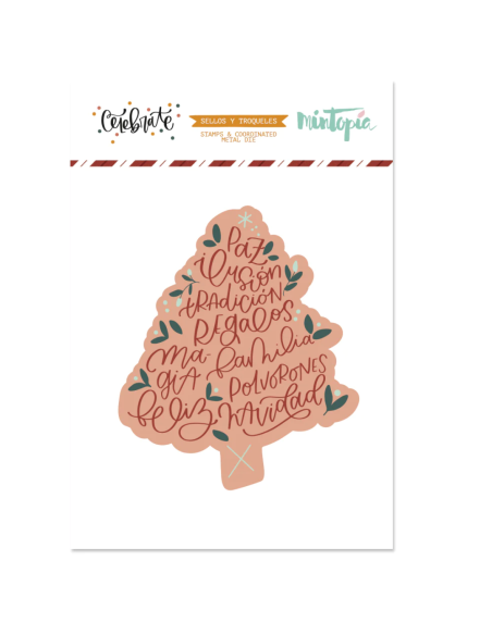 Sello y Troquel Árbol de navidad de Mintopía