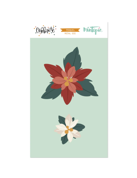 Troquel Flor de pascua de Mintopía