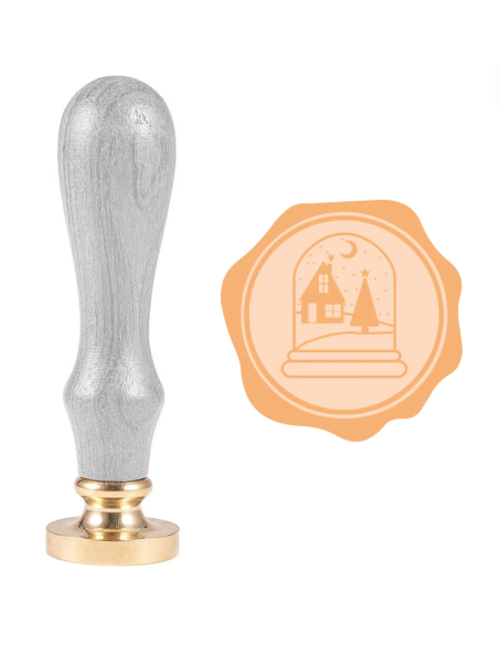 Sello lacre Bola de nieve de Mintopía