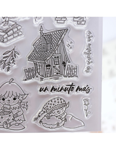 Set de sellos Un minuto más, de Mamen Montero