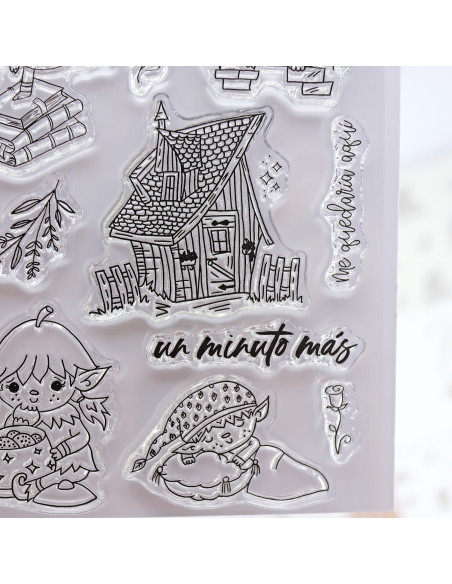 Set de sellos Un minuto más, de Mamen Montero