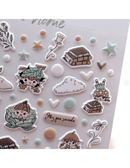 Pegatinas puffy My Home, de Mamen Montero