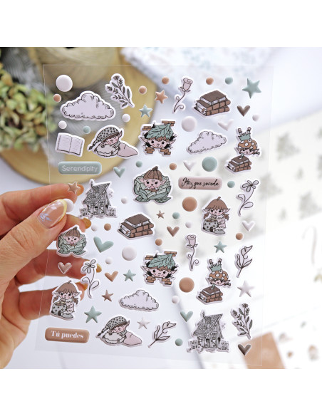 Pegatinas puffy My Home, de Mamen Montero