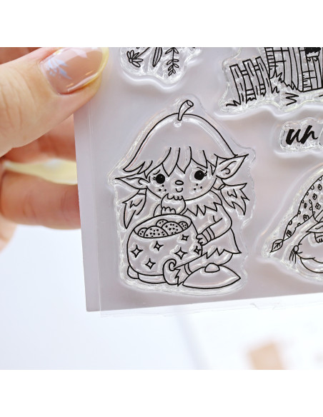 Set de sellos Un minuto más, de Mamen Montero