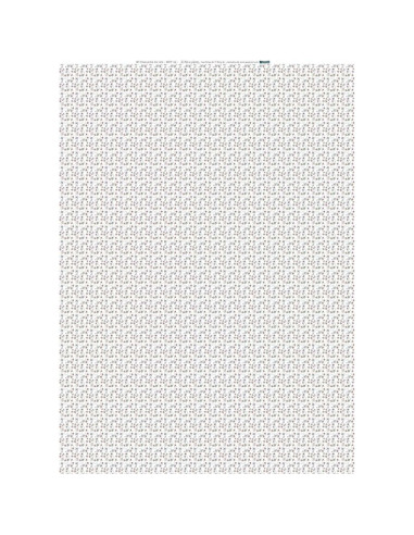 Tela flores y hojas de El altillo de los duendes