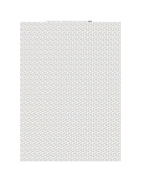 Tela flores y hojas de El altillo de los duendes