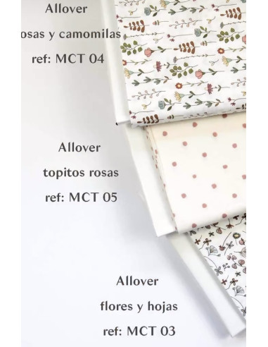 Tela Topitos rosas de El altillo de los duendes