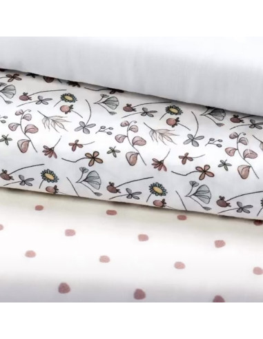 Tela Topitos rosas de El altillo de los duendes