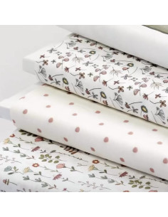 Tela Rosas y camomilas de El altillo de los duendes 2