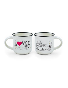 Set de tacitas de café To the moon