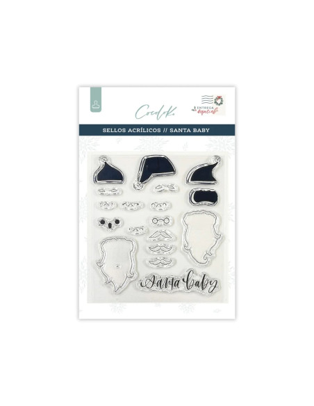 Sellos de Scrapbooking Santa Baby · Entrega Especial de Cocoloko