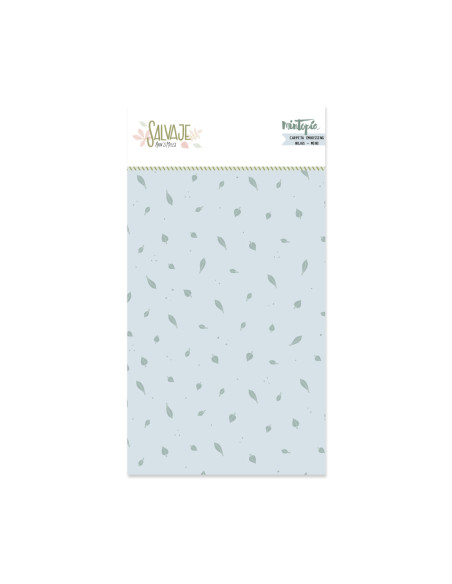 Carpeta de embossing mini 3x5" Hojas, SALVAJE de Mintopía
