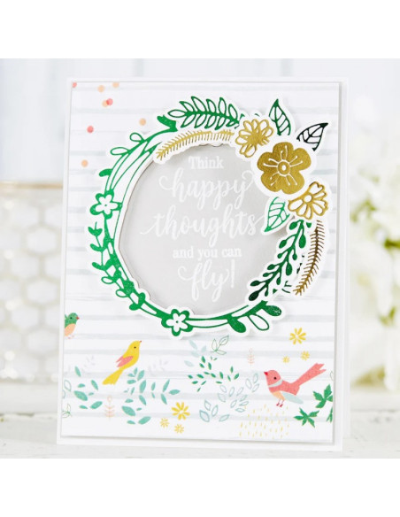Glimmer Hot Foil Green Spellbinders