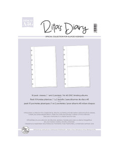 Pack de fundas DISCO A5G 4X8". Para encuadernación con...