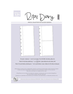 Pack de fundas DISCO A5S 3X8". Para encuadernación con...