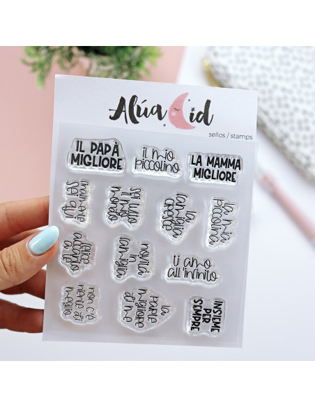 Sello MESSAGGI BIMBI de Pequeño Panda