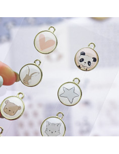 Charms metálicos Pequeño Panda 2