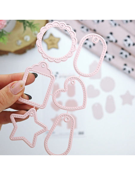 Troquel etiquetas Bebé Pequeño Panda