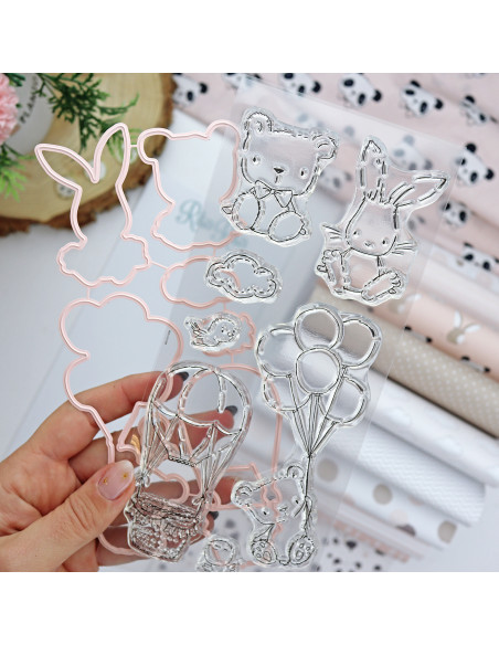 Sello + Troquel Pequeño Panda XL