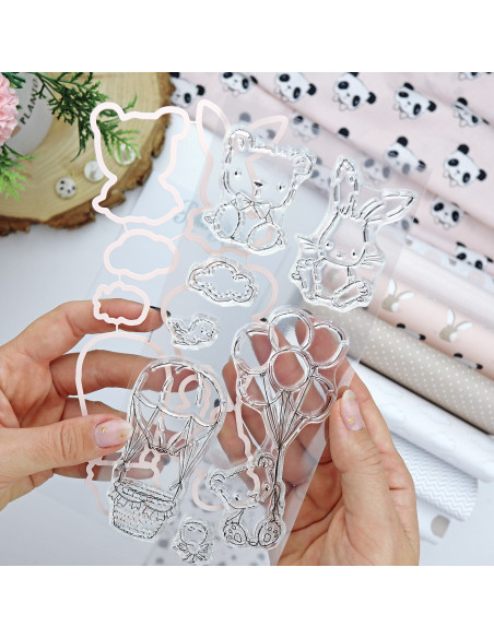 Sello + Troquel Pequeño Panda XL