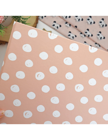 Carpeta 9x12'' Topos Pequeño Panda