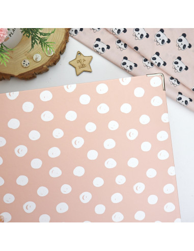 Carpeta 9x12'' Topos Pequeño Panda