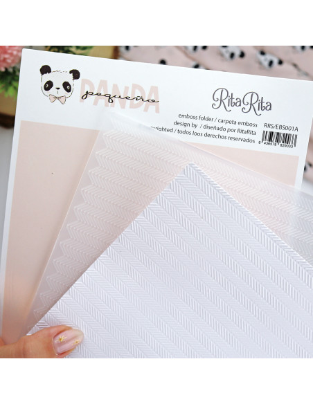 Carpeta de emboss ZigZag Pequeño Panda