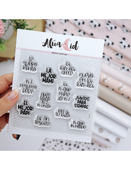 Sello bebé mensajes Pequeño Panda