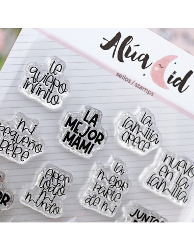 Sello bebé mensajes Pequeño Panda