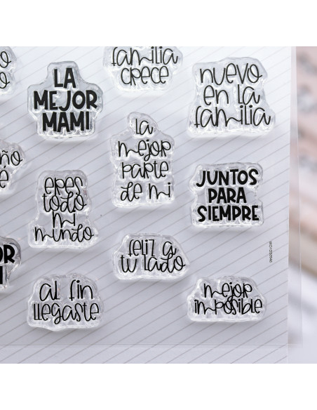 Sello bebé mensajes Pequeño Panda