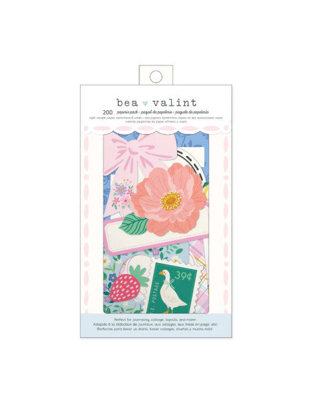 Set de 200 pegatinas washi Poppy and Pear