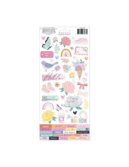 Pegatinas Rainbow Avenue