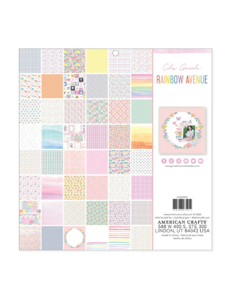 Bloc 12x12" Rainbow Avenue