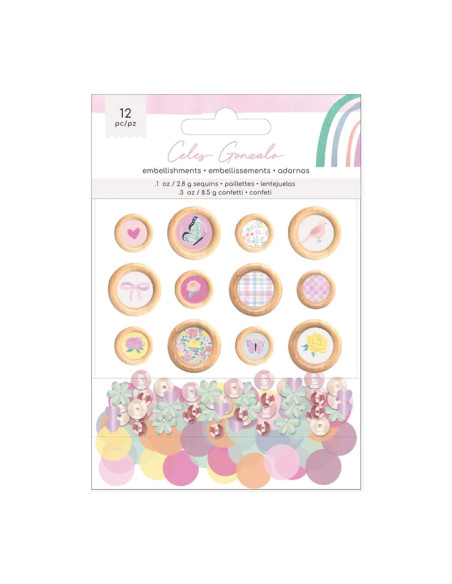 Mix de Adornos Rainbow Avenue