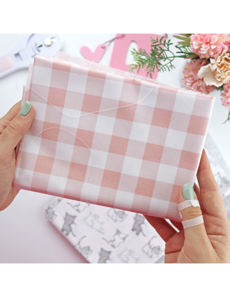 Tela Cuadro Salmón, de Pequeño Panda