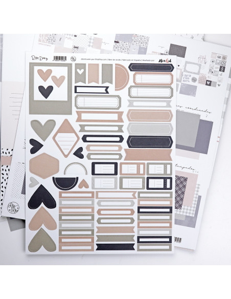 Hoja de troquelados Rita's Diary 2024. Especial documenta